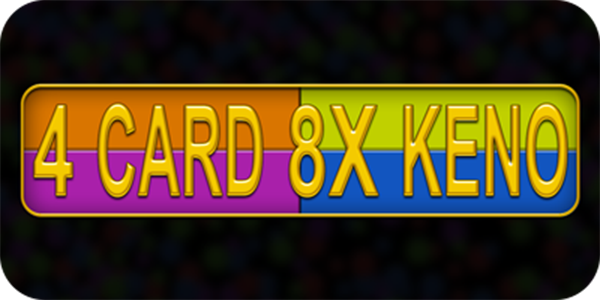 4 Card 8X Keno